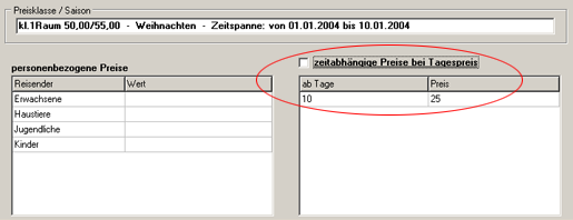 Preisklassen bearbeiten 3.